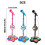 Kids Karaoke Machine with Bluetooth Wireless Playback, Adjustable Echo, HeightAdjustable Stand 4