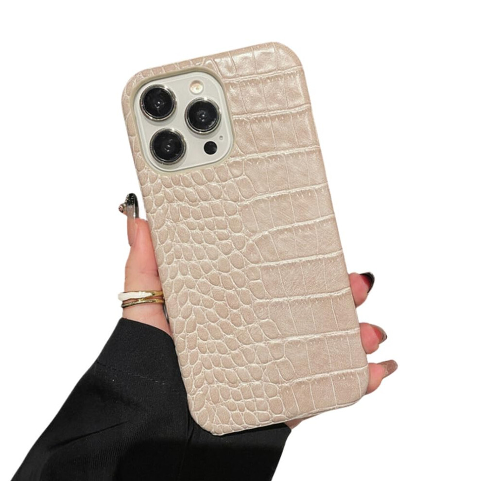 Luxury Crocodile Pattern Shockproof Leather Case For Iphone 12 Pro Max With Raised Edge Protection 9771547388265
