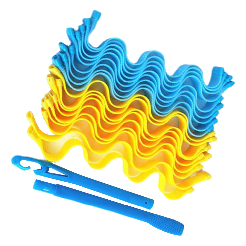 Spiral Curls Styling Kit, 30cm/11.8in, 18pcs No-Heat Curlers