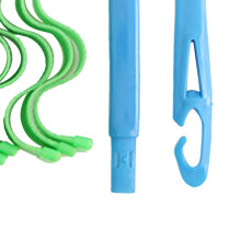 Spiral Curls Styling Kit 18pcs 25cm/9.8in Plastic Hair Rollers