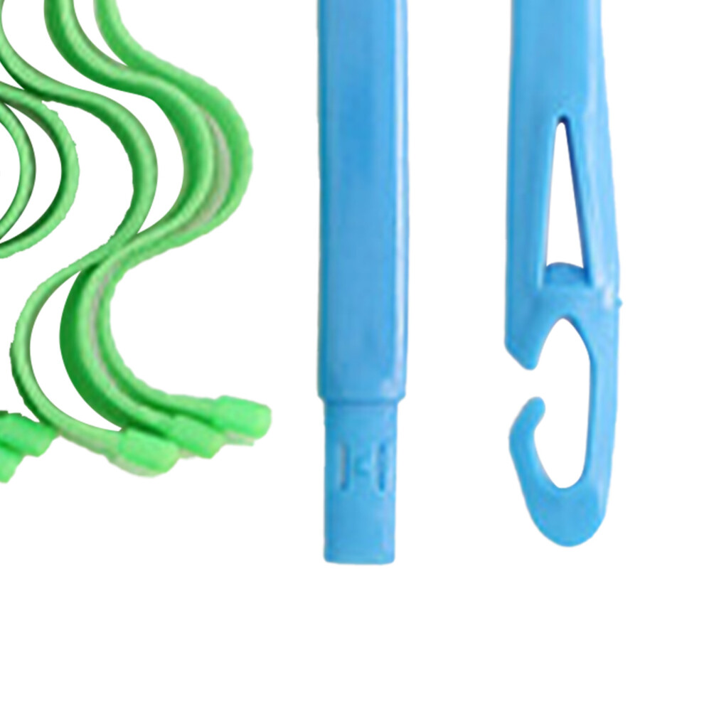 Spiral Curls Styling Kit 18pcs 25cm/9.8in Plastic Hair Rollers
