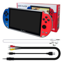 X12 Plus 7Inch HD Handheld Game Console with 10000+ Retro Games, Dual Joysticks, 16GB Storage