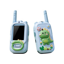 Rechargeable Kids Walkie Talkies with Camera, Long Range Dinosaur Video Chat Toys for Boys and Girls Ages 312