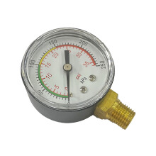 Easy To Install Swimming Pool Pressure Gauge With Sturdy Plastic