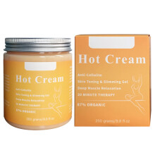 250 g Orangen-Schlankheitscreme für Bauch, Oberschenkel & Arme – Straffend & gegen Cellulite
