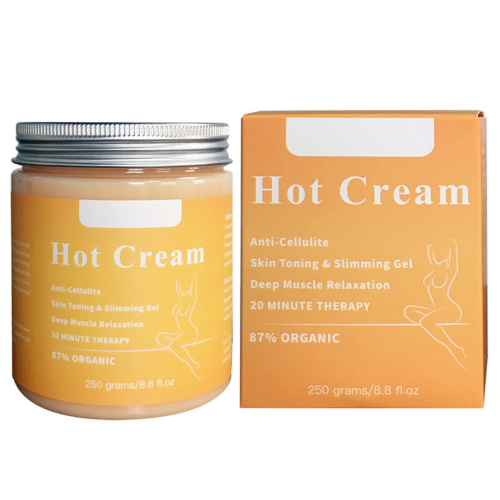 Orange/Cream 250G Slimming For Belly, Thighs & Arms, Firming Massager