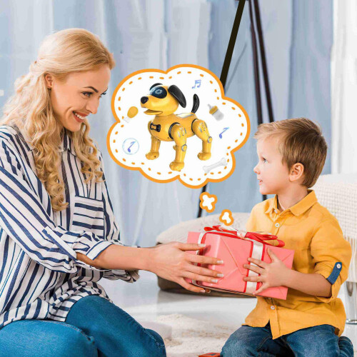 Interactive Robot Dog with Remote Control and Touch Sensor for Kids, Singing Dancing Storytelling 1