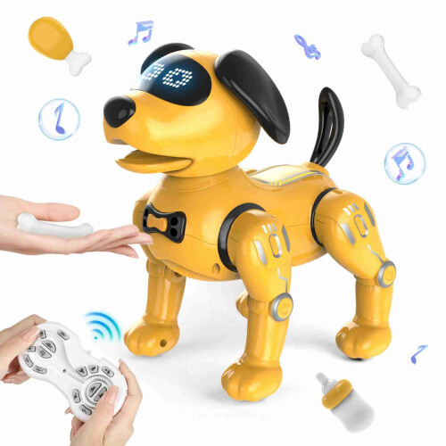 Interactive Robot Dog with Remote Control and Touch Sensor for Kids, Singing Dancing Storytelling 2