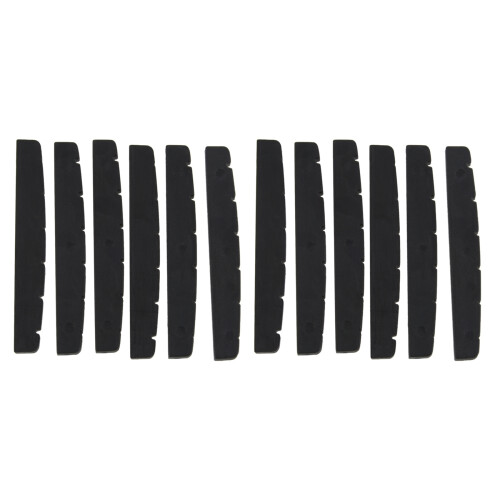 12X Black 6-String Guitar Top Nut 42mm X 3mm