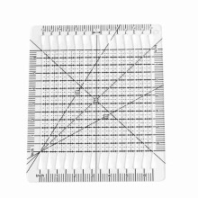 Sewing Supplies Sewing Ruler Template DIY 6 Inch T-Shirts Ruler Patchwork 5-in-1 Quilt Cutting Ruler