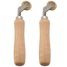 2X 6mm Laiton Penny Roller Avec Roulement Ă Billes En Plastique Air Chaud En Plastique Soudeur Outil de Soudage Fournitures de Soudage Soudage Buses