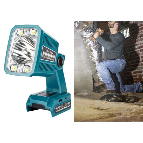 For  14.4-20VLi-Ion Battery Cordless LED Work Light Flashlight Spotlight Outdoor Lighting Lamp 2