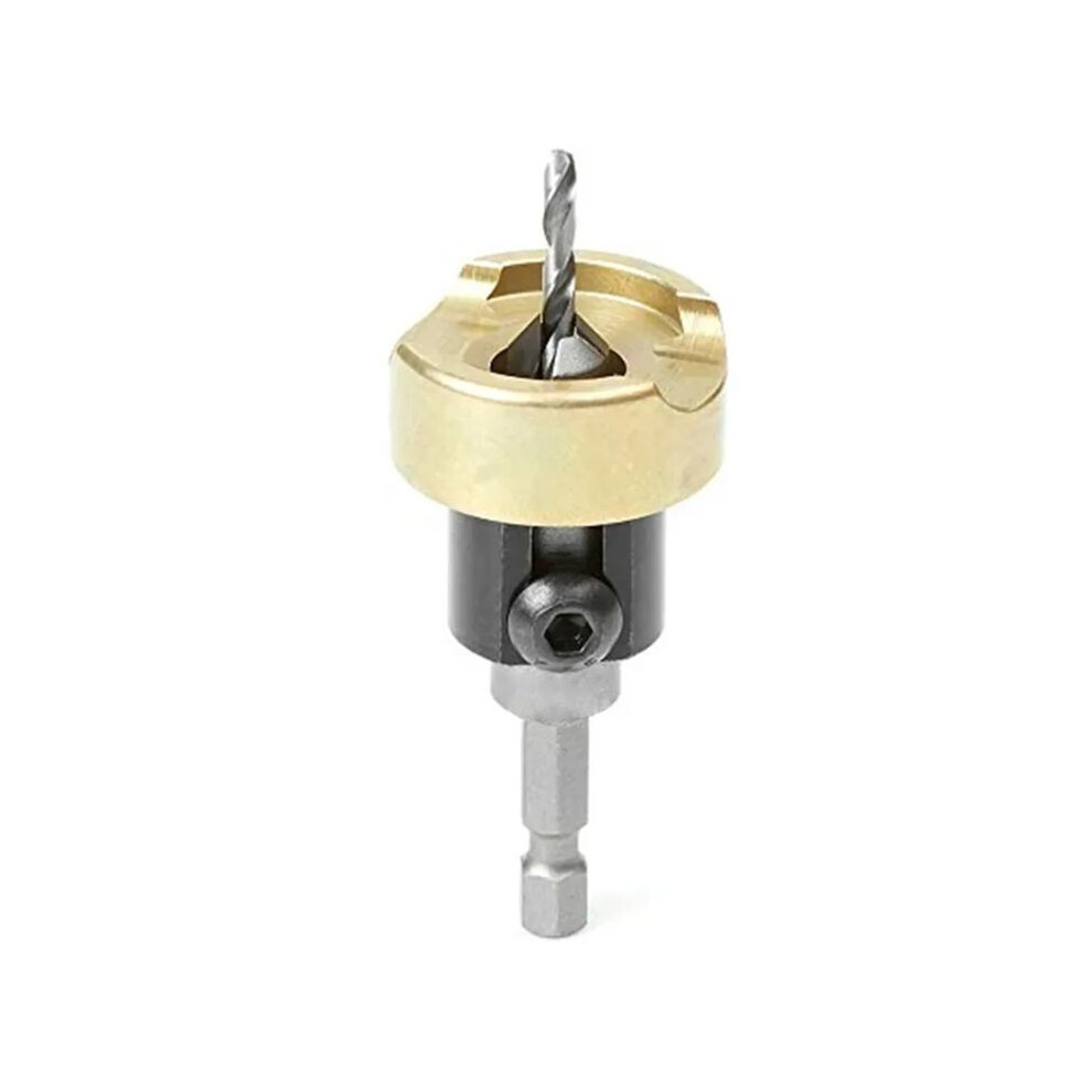 82 Degree Woodworking Countersink Drill Bits Carbide Tipped With Adjustable Depth Stop No Thrust Bearing 6034181862410