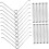 20pcs Pruning Parts Metal Pruning Shear Springs Silver Tree Pruner Spring Garden Pruner Spring 1