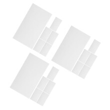 18Feuilles Mousse Adhésive Carrés Blancs Double Face Pour Scrapbooking