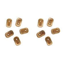 10 Uds NFC Flash Nail Sticker LED Chip Desnudo Lámpara Luminosa Inteligente para Uñas Mejora de Pegatinas de Uñas, Luz Púrpura