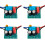 4X 60W 2 Way Audio Speaker Frequency Divider Treble Bass TWS 2 Unit Crossover Accessory 1