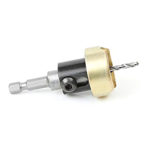 82 Degree Woodworking Countersink Drill Bits Carbide Tipped with Adjustable Depth Stop No Thrust  Bearing 2