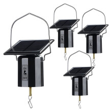 4Pcs Solar Powered Wind Spinner Motor Solar Hanging Rotating Motor Revolving Wind Chime Spinner Motor for Display