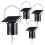 4Pcs Solar Powered Wind Spinner Motor Solar  Hanging Rotating Motor Revolving Wind Chime Spinner Motor for Display 2