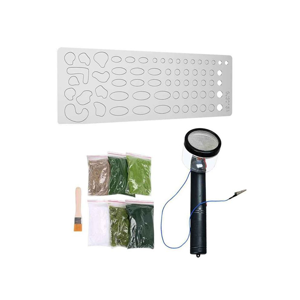 Static Grass Flocking Applicator Electrostatic Grass Planter Electrostatic Flocking Machine Sand Table Diy Tool 4711580881601