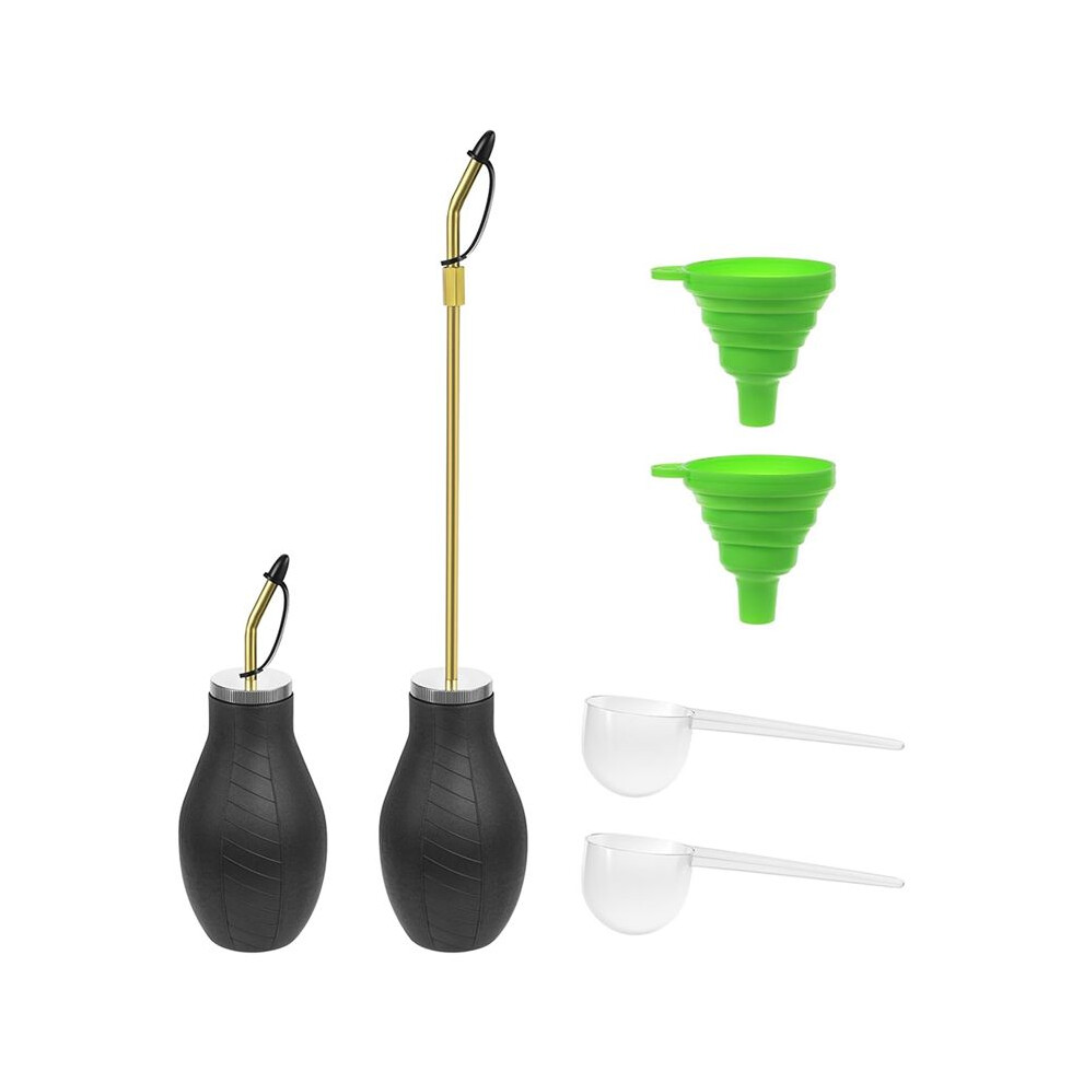 Diatomaceous Earth Powder Duster, Garden Powder Applicator With Long Brass Sprayer, Bulb Duster Sprayer 4712468181745