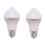 2X E27 Led Bulb Light Motion Sensor Light LED PIR Motion Sensor Lamp Globe Bulb Light Lamp, 5W 2