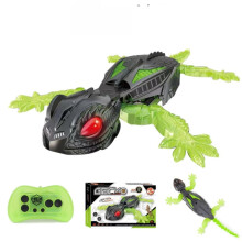 Wall Climbing RC Car Lizard with 360 Drift Steering, LED Eyes, Dual Mode, Rechargeable Kids Toy