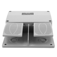2X Foot YDT1-16 Aluminum Shell Gray Double Pedal Machine Tool Accessories