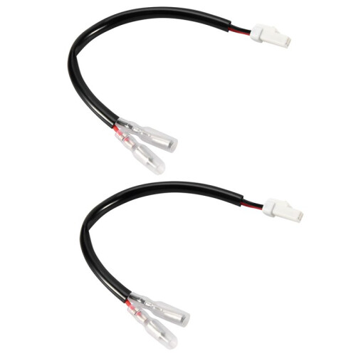 2Pcs Motorrad Blinker Kabelbaum Stecker Blinker Stecker Adapter für