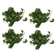 4X Gefaelschte Laub Blumen Pflanzen Garland Garten Dekoration 2M (Blaetter Kartoffel)