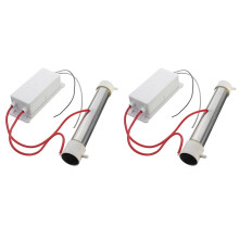 2X 3G Ozone Generator 220V Air Purifier Ozone Sterilizer Stainless Steel Quartz Tube Air Ozonator Machine for Water