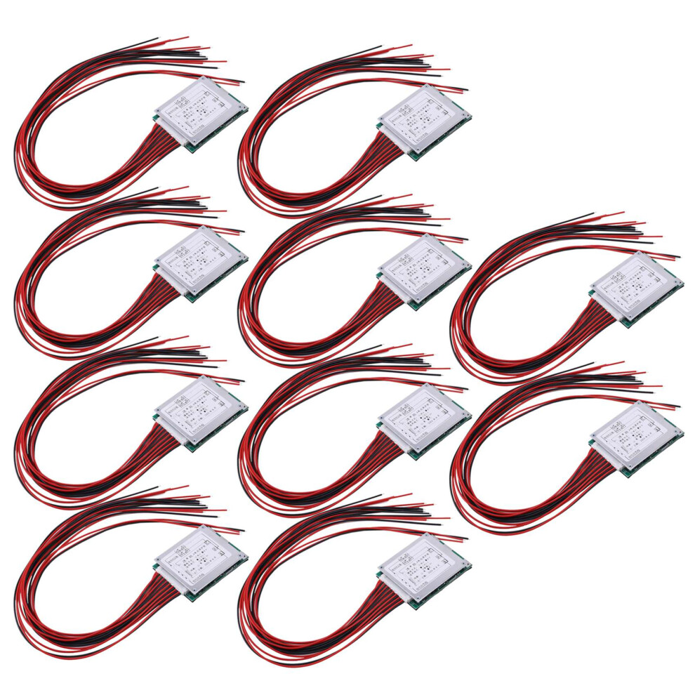10X 16S 60V 35A Li-Ion Lithium 18650 Battery Bms Pcb Protection Board With Ups Inverter 4712545314691