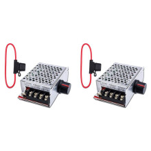 2X 7-70V 30A PWM Motor Speed Controller Control 12V 24V 36V 48V with 30 Amp Fuse