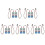 10PCS RC PWM Electronic Relay  for RC Airplane DIY Model Navigation Lights Controller Universal K1 1