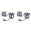 2X USB Foot  Keyboard Pedal for HID PC Computer USB Action  Control Key Functions Mouse PC Game 1