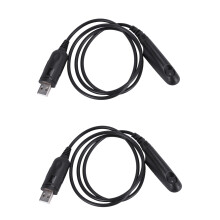 2X USB Programming Cable for  Radio HT750 HT1250 PRO5150 GP328 GP340 GP380 GP640 GP680 GP960 GP1280 PR860