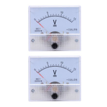 2X 85C1 Manopola di Regolazione Fine Quad Analogico Misuratore di Livello Cc 0-15V