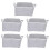 5X 3-Dimensional Storage Box Household Box with Window Organizer Cloth Folding Large Capacity Wardrobe Storage 30L 1