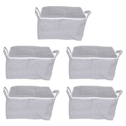 5X 3-Dimensional Storage Box Household Box with Window Organizer Cloth Folding Large Capacity Wardrobe Storage 30L