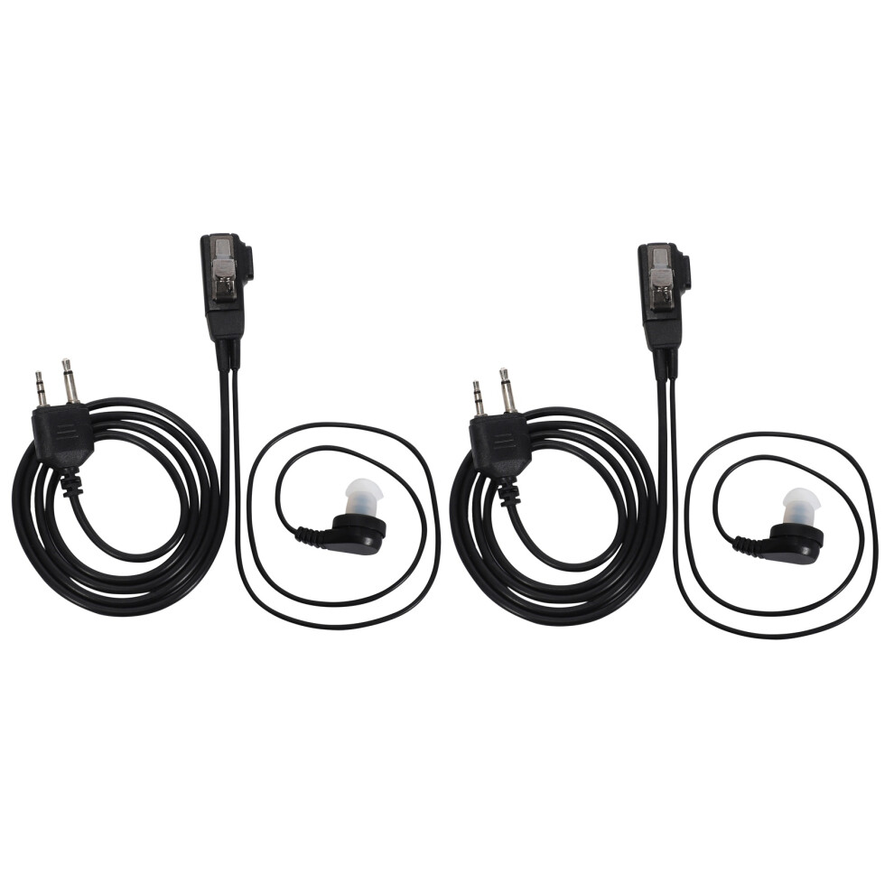 2X Air Sound Rohr Kopfhoerer Mikrofon Fuer Midland Walkie-Talkie Gxt G6 G7 G8 G9 75-810 Gxt650 Lxt80