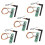 5X DMX512 2.4G LED Wireless Light Module LEDs PCB Transmitter Receiver with Controller Antenna 1