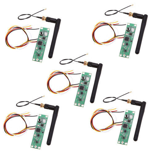 5X DMX512 2.4G LED Wireless Light Module LEDs PCB Transmitter Receiver with Controller Antenna
