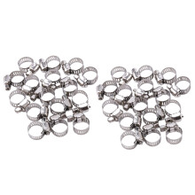 32 Pcs Stainless Steel Adjustable Car Fuel Hose Clamp Pipe Sealing Clip 6-12 mm