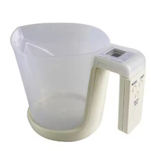 1000ml/5kg Detachable Measuring Tools Baking Milk Powder Brewing Electronic Cup Household Electronic Scales White