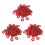 300PCS Red Motherboard Screw Insulating Fiber Washers 1