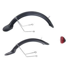 Para Guardabarros de Bicicleta EléCtrica  V1 de 14 Pulgadas Guardabarros de Bicicleta Plegable Soporte de AleacióN de Aluminio Todo Incluido, A