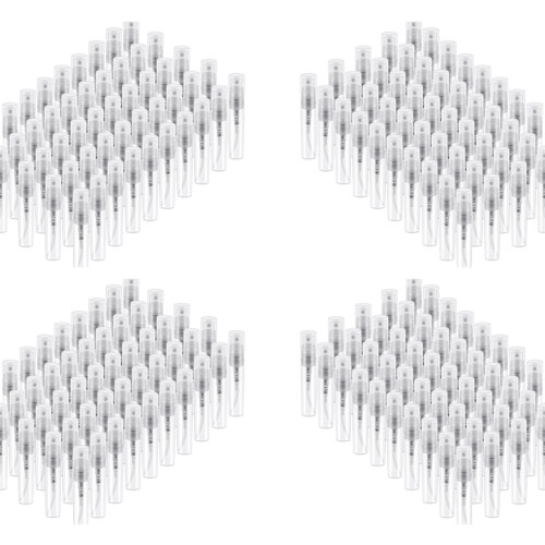 200 Pcs Disposable Perfume Atomizer, Clear Plastic Spray Bottle Portable Fragrance Spray Bottle - 3Ml