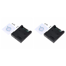 2X SFR1M44-U100K Black 3.5 Inch 1.44MB USB SSD FLOPPY DRIVE EMULATOR for