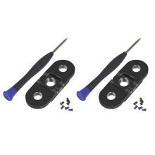 2X Metal Finger Tripod Mount Adapter Dual Port 1/4 Thread Hole Folding Base for 10/9/8/Max Sports Cameras